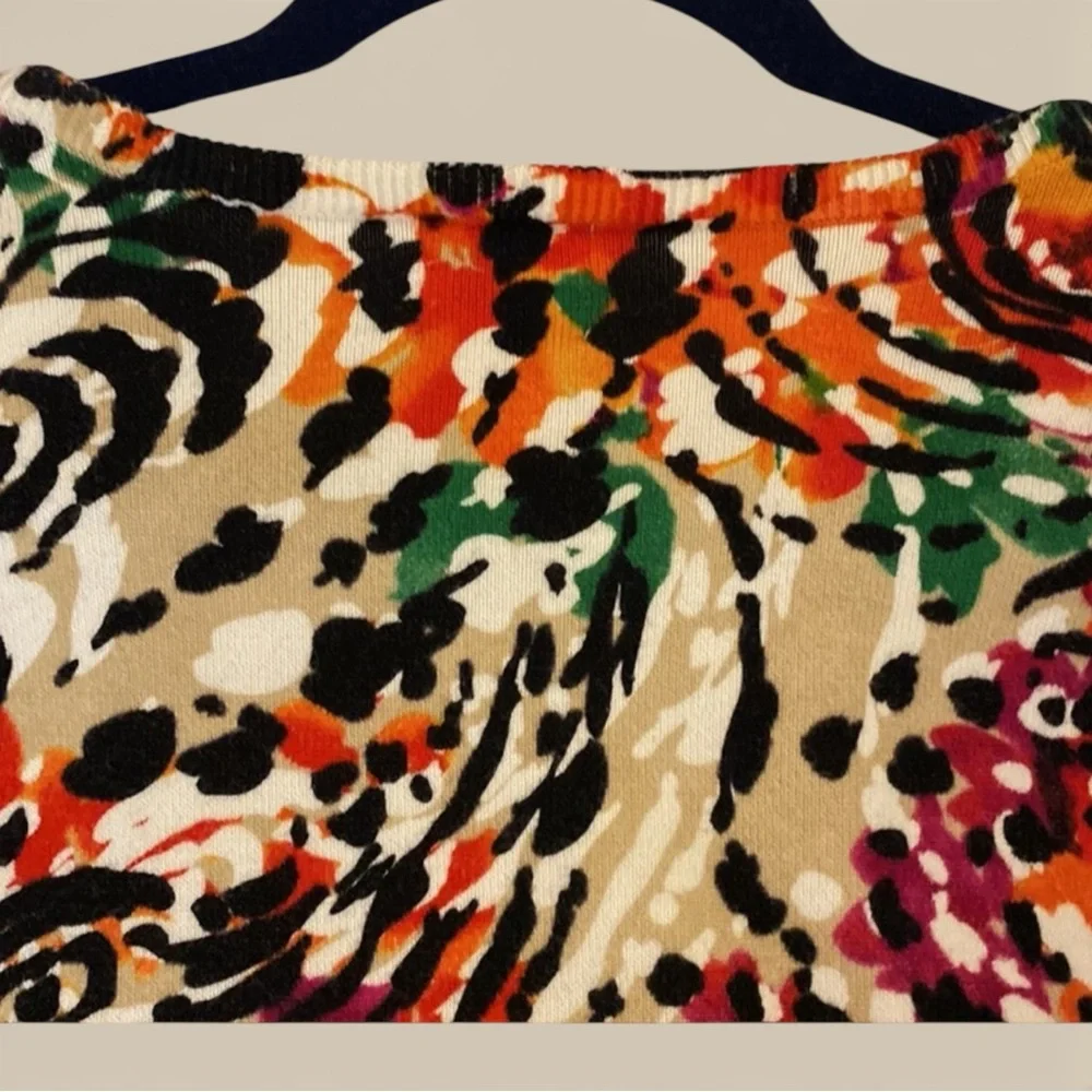 Ruby Rd. Multicolour Abstract Cardigan  size Large  
NWOT - Picture 7 of 11